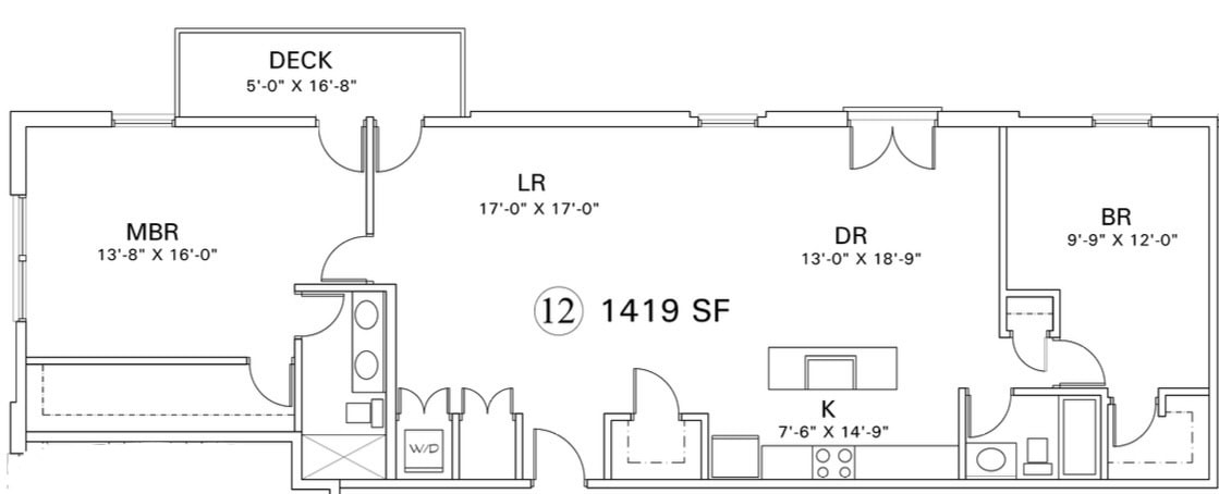 Unit 12 floor plan