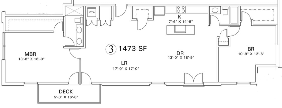 Unit 3 floor plan