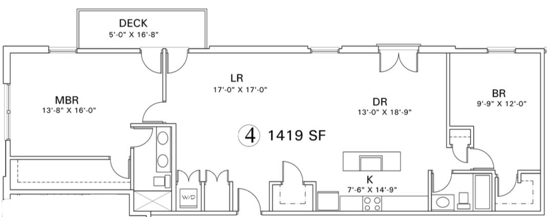 Unit 4 floor plan