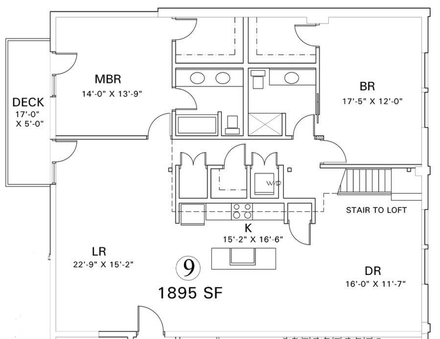 Unit 9 floor plan